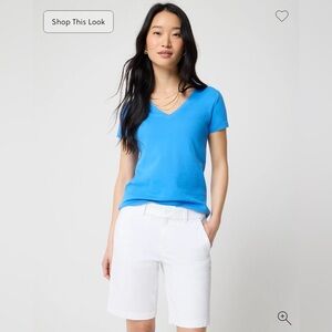 J Crew Chino Shorts in Green Women's Size 2 NWOT